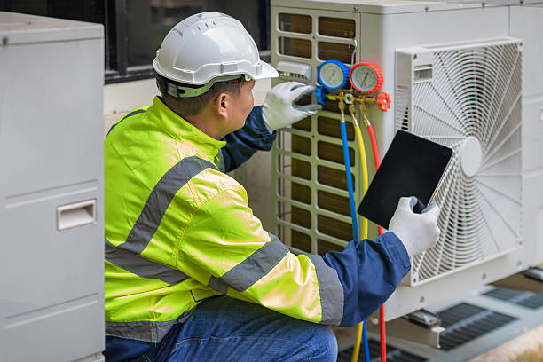 Professional Emergency Hvac Repair technician working in Cedar Grove, NC